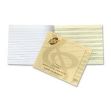 Hilroy Music Dictation Notebook - 100 Sheets - Plain - 7.4'' (187.3 mm) x 9'' (228.6 mm) - 1 / Each
