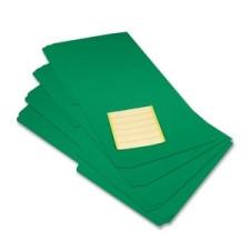 VLB Top Tab File Folder - Legal - 1/2 Tab Cut - Polypropylene - Green - 12 / Pack
