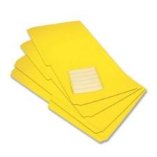 VLB Top Tab File Folder - Legal - 1/2 Tab Cut - Polypropylene - Yellow - 12 / Pack