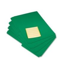 VLB Top Tab File Folder - Letter - 1/2 Tab Cut - Polypropylene - Green - 12 / Pack