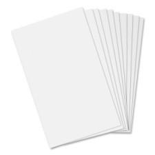 Hilroy Scratch Pad - 96 Sheets - Plain - Glue - 3'' (76.2 mm) x 5'' (127 mm) - White Paper - 10 / Pack