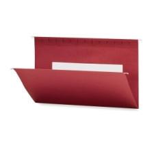 Smead Hanging File Folder with Interior Pocket 64483 - Legal - 14 3/4'' x 9 1/4'' Sheet Size - Maroon - Recycled - 25 / Box