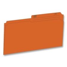 Hilroy Reversible File Folder - Legal - Orange - 100 / Box