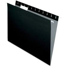 Pendaflex Oxford Hanging File Folder - Letter - 8 1/2'' x 11'' Sheet Size - 1/5 Tab Cut - Black - Recycled