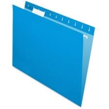 Pendaflex Oxford Hanging File Folder - Letter - 8 1/2'' x 11'' Sheet Size - 1/5 Tab Cut - Blue - Recycled