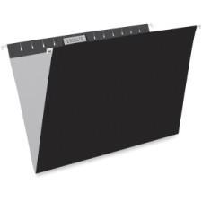 Pendaflex Oxford Hanging File Folder - Legal - 8 1/2'' x 14'' Sheet Size - 1/5 Tab Cut - Black - Recycled - 25/box