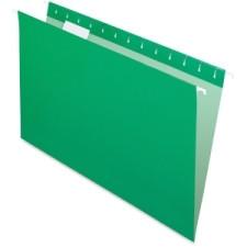 Pendaflex Oxford Hanging File Folder - Legal - 1/5 Tab Cut - Bright Green - 25/Box