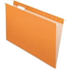 Pendaflex Colored Hanging File Folder - Legal - 8 1/2'' x 14'' Sheet Size - 1/5 Tab Cut - Orange - Recycled