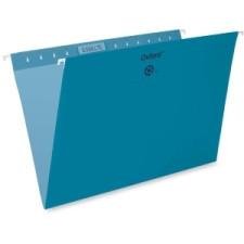 Pendaflex Oxford Hanging File Folder - Legal - 8 1/2'' x 14'' Sheet Size - 1/5 Tab Cut - Teal - Recycled