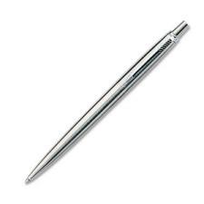 Parker Jotter Ballpoint Pen - Medium Pen Point Type - Refillable - Black Ink - Stainless Steel Barrel - 1 Each
