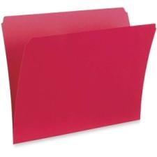 Pendaflex Colored File Folder - Letter - 8 1/2'' x 11'' Sheet Size - 10.5 pt. Folder Thickness - Red - Recycled - 100 / Box