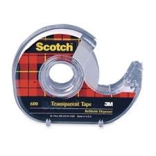3M Scotch Cellulose Transparent Tape - 0.75'' (19 mm) Width x 36 yd (32.9 m) Length - 1'' Core - Non-yellowing, Moisture Resistant - 1 Each