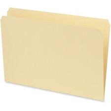 Pendaflex Straight Cut File Folder - Legal - 9.5 pt. Folder Thickness - Manila - Recycled