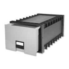 Storex Archive Drawer - External Dimensions: 15'' Width x 23.5'' Depth x 11''Height - Media Size Supported: Letter, Legal - Interlocking Closure - Heavy Duty - Stackable - Polypropylene - Gra