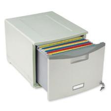 Storex Storage File Drawer - Media Size Supported: Letter, Legal - Stackable - Platinum, Gray - For File - Recycled - 1 Each