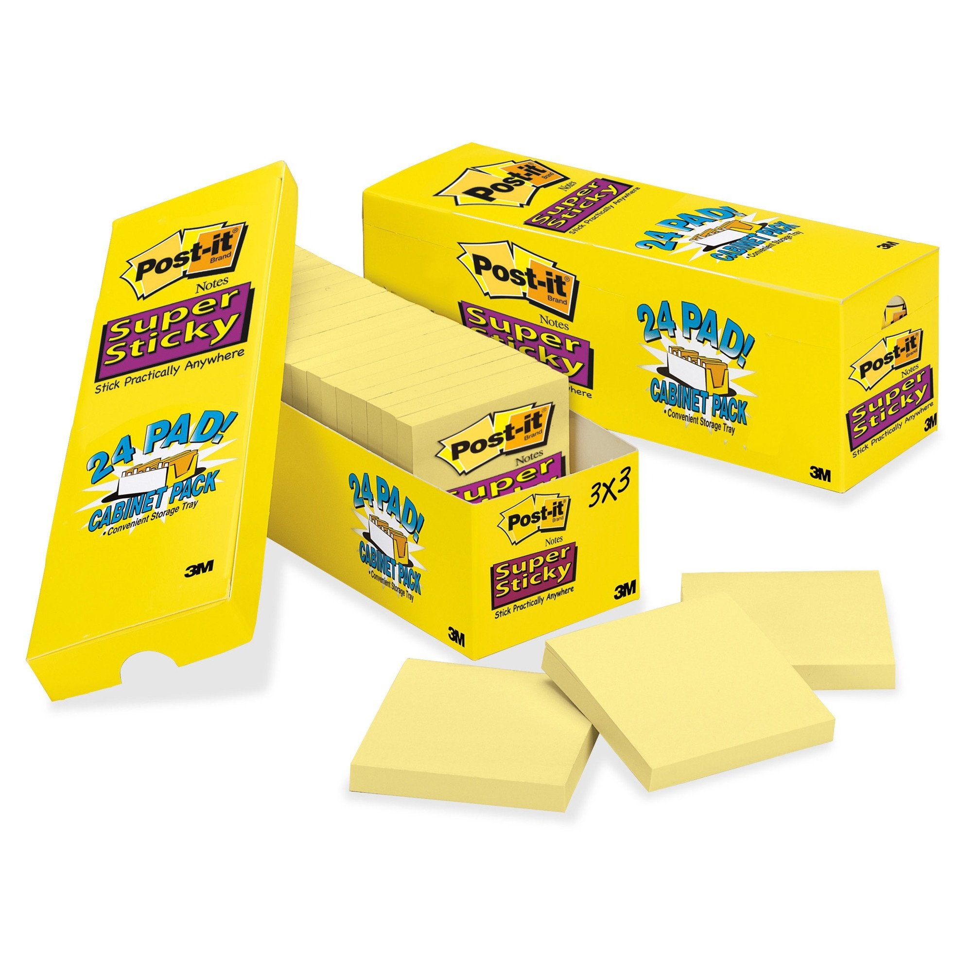 Post-it Cabinet Pack Super Sticky Notes