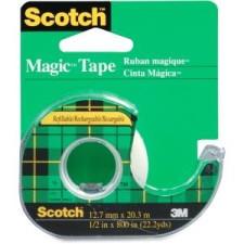 3M Scotch Magic Transparent Tape - 0.50'' (12.7 mm) Width x 36 yd (32.9 m) Length - 1'' Core - Non-yellowing, Moisture Resistant, Writable Surface, Permanent - 1 Each