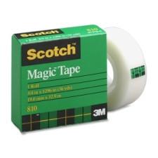 3M Scotch Magic Transparent Tape - 0.75'' (19 mm) Width x 36 yd (32.9 m) Length - 1'' Core - Non-yellowing, Tear Resistant, Split Resistant, Photo-safe, Repositionable - 1 Each