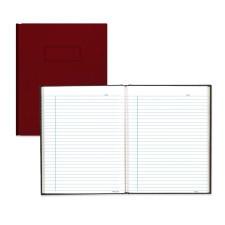 Blueline College Ruled Composition Book - 192 Sheets - Printed - Perfect Bound 9.3'' (235 mm) x 7.3'' (184.2 mm) - White Paper - Red Cover - Recycled - 1Each