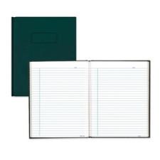 Blueline College Ruled Composition Book - 192 Sheets - Printed - Perfect Bound 9.3'' (235 mm) x 7.3'' (184.2 mm) - White Paper - Green Cover - Recycled - 1Each