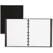 Blueline Notepro Hard Cover Composition Book - 192 Sheet - Ruled - 9.62'' x 7.62'' - 1 Each - White Paper - Black Cover