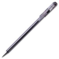 Pentel Superb Ballpoint Pen - Fine Pen Point Type - 0.3 mm Pen Point Size - Refillable - Black Ink - Transparent Barrel - 1 Each