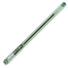 Pentel Superb Ballpoint Pen - Fine Pen Point Type - 0.3 mm Pen Point Size - Refillable - Green Ink - Transparent Barrel - 1 Each