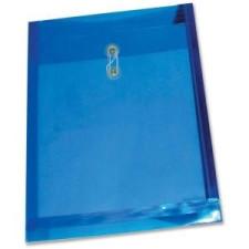 Winnable Transparent Poly Inter-Depart. Envelope - Clasp - 9.50'' x 13'' - Blue