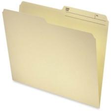 Pendaflex Reversible Top Tab File Folder - Letter - 8 1/2'' x 11'' Sheet Size - 13.5 pt. Folder Thickness - Kraft - Recycled - 100 / Box