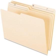 Pendaflex Reversible File Folder - Legal - 9.5 pt. Folder Thickness - Manila - Recycled