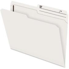 Pendaflex File Folder with Fastener - Letter - 8 1/2'' x 11'' Sheet Size - 2'' (50.8 mm) Fastener Capacity for Folder - 1/2 Tab Cut - Right Tab Location - 10.5 pt. Folder Thickness - Ivory - 
