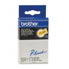 Brother P-Touch TC Laminated Tape - 15/32'' Width x 24 39/64 ft Length - Yellow - 1 Each