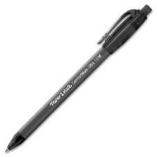 Paper Mate Comfortmate Retractable Ballpoint Pen - Medium Pen Point Type - Black Ink - 1 Dozen