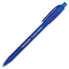 Paper Mate Comfortmate Retractable Ballpoint Pen - Fine Pen Point Type - Blue Ink - 1 Dozen
