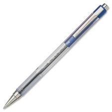 Pilot The Better Retractable Ballpoint Pen - Fine Pen Point Type - Refillable - Blue Ink - Crystal Barrel - 1 Each