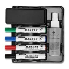 Sparco Marker and Eraser Caddy - Black Ink - 1 / Kit