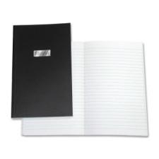 Winnable Open Side Memo Book - 96 Sheets - Printed - Sewn 4'' (101.6 mm) x 6.8'' (171.5 mm) - White Paper - Black Cover - 1Each