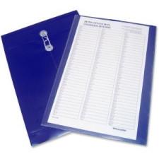Winnable Poly Interoffice Envelope - Business - 10'' x 15'' - 1'' Gusset - String/Button - Poly - 1Each - Dark Blue