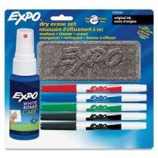 Expo Original Dry Erase Marker Kit - Fine Marker Point Type - Black, Blue, Red, Green Ink - 1 / Set