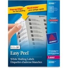 Avery Easy Peel Address Label - Permanent Adhesive - 3/5'' Width x 1 3/4'' Length - 60/Sheet - 1500/Pack