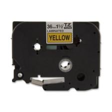 Brother TZ661 Laminated Tape Cartridge - 1 1/2'' Width x 26 19/64 ft Length - Direct Thermal - Yellow - 1 Roll