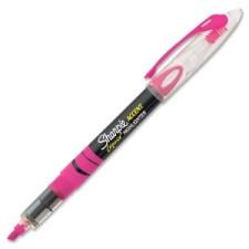 Sharpie Accent Pen-Style Liquid Highlighter - Micro Marker Point Type - Chisel Marker Point Style - Fluorescent Pink Pigment-based Ink - 1 / Each