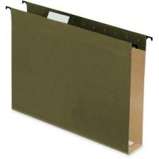 Pendaflex SureHook Reinforced Hanging Folder - 2'' Folder Capacity - Letter - 8 1/2'' x 11'' Sheet Size - Green - Recycled - 20 / Box