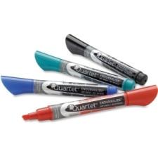Quartet EndurGlide Dry Erase Marker - Chisel Marker Point Style - Assorted Ink - 4 / Pack
