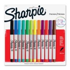 Sharpie Permanent Marker - Ultra Fine Pen Point Type - Black Alcohol Based, Blue, Turquoise, Aqua, Green, Lime, Yellow, Orange, Berry, Red, Purple, ... Ink - 12 / Pack