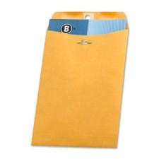 Business Source Heavy-Duty Clasp Envelope - Clasp - #63 (6.50'' x 9.50'') - 28 lb - Clasp - Kraft - 100 / Box - Kraft
