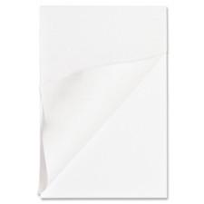 Business Source Plain Memorandum Pad - 100 Sheets - Plain - Glue - 16 lb Basis Weight - 5'' (127 mm) x 8'' (203.2 mm) - White Paper - 1Dozen