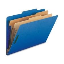 Nature Saver Classification Folder - Legal - 8 1/2'' x 14'' Sheet Size - 2'' (50.8 mm) Fastener Capacity for Folder - 2 Divider(s) - 25 pt. Folder Thickness - Dark Blue - Recycled - 10 / Box