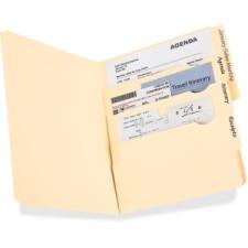 Pendaflex Divide-it-Up Multi Section File Folder - Letter - 8 1/2'' x 11'' Sheet Size - 3 Internal Pocket(s) - Manila - 24 / Pack