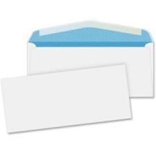 Business Source #10 (9.50'' x 4.13'') Non Window Security Tint Gummed White Envelopes - 500/Box